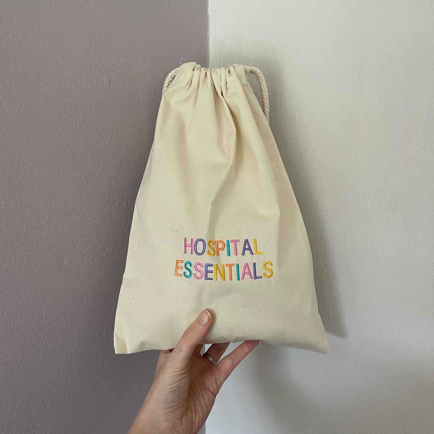 HOSPITAL ESSENTIALS drawstring bag - SALE
