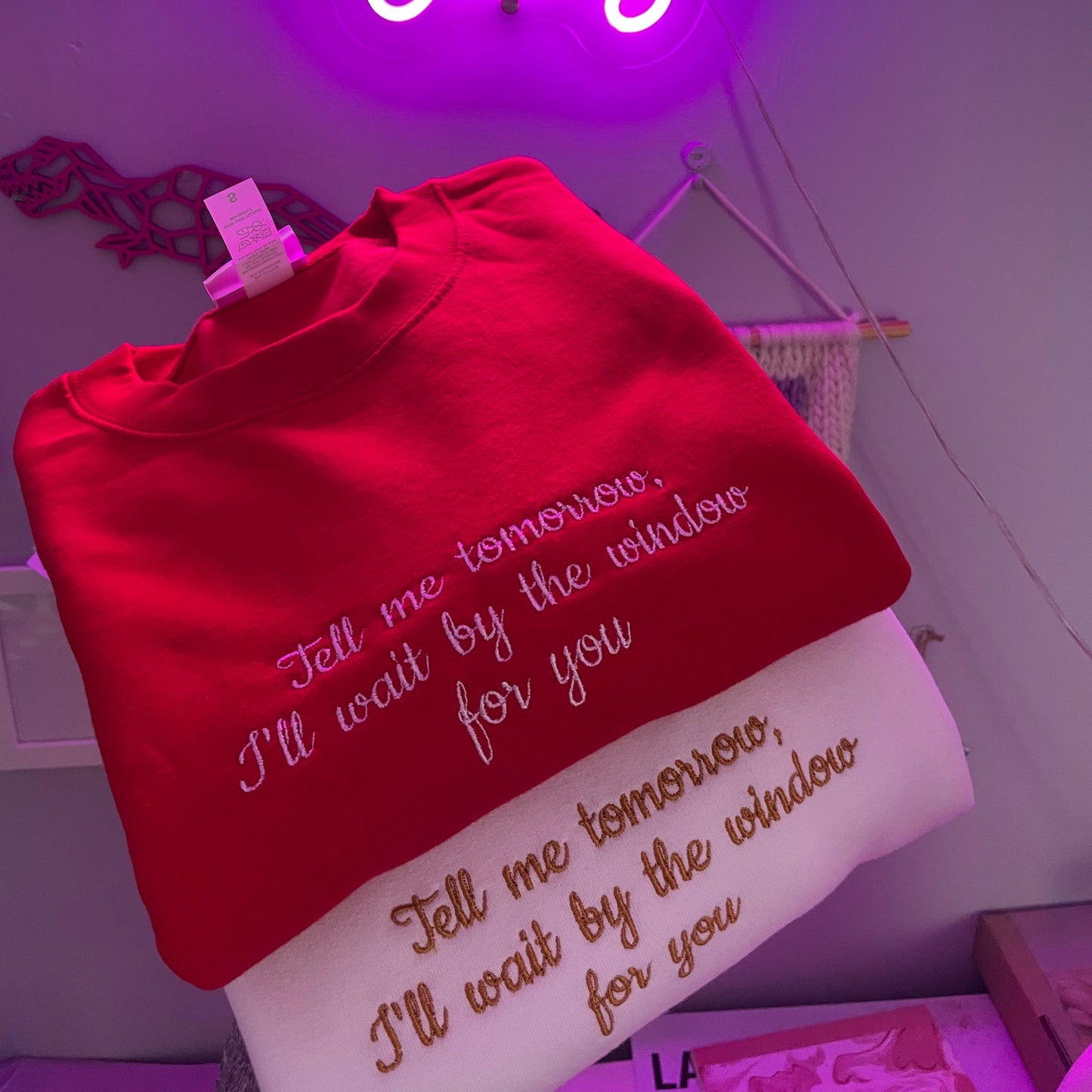 TELL ME TOMORROW, GAVIN & STACEY SWEATSHIRT