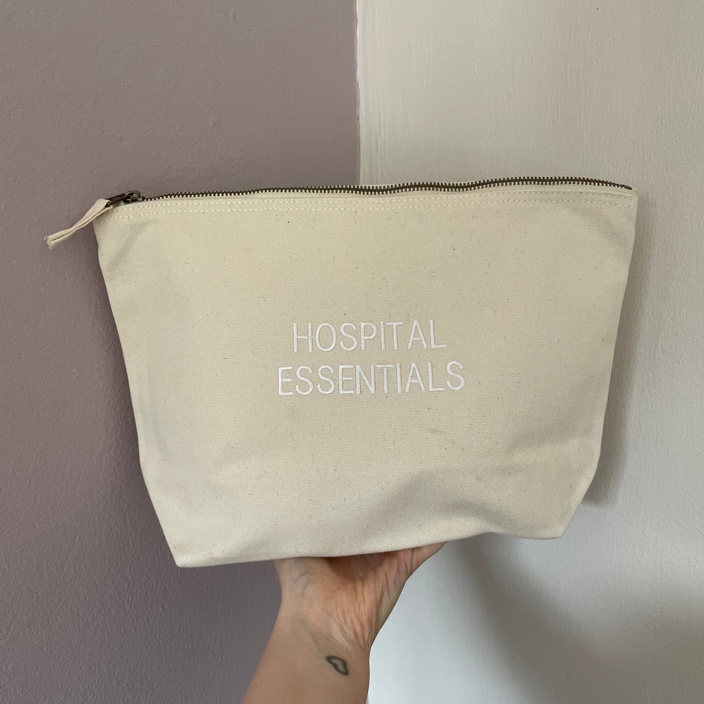 HOSPITAL ESSENTIALS - zip bag