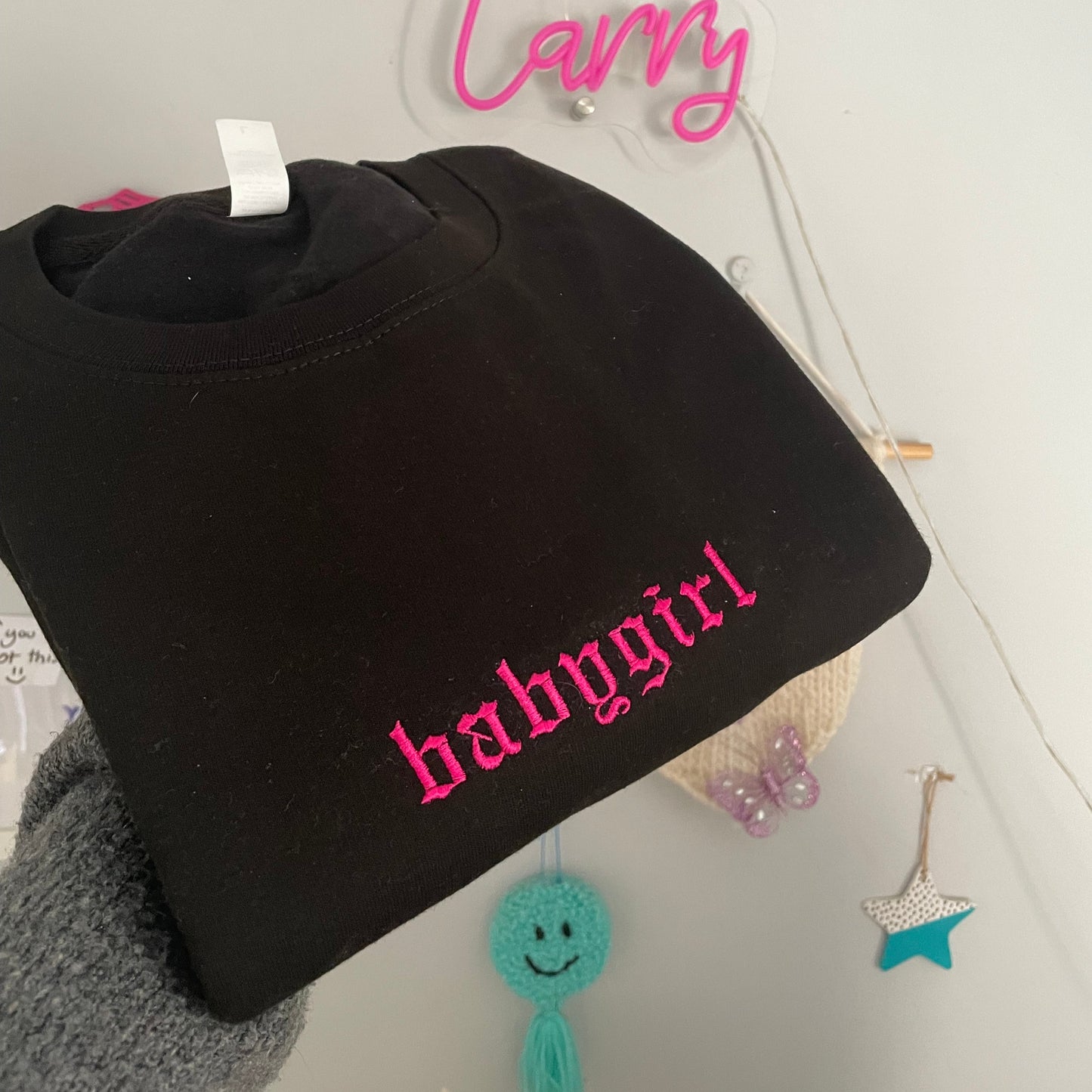 babygirl sweatshirt - LARGE