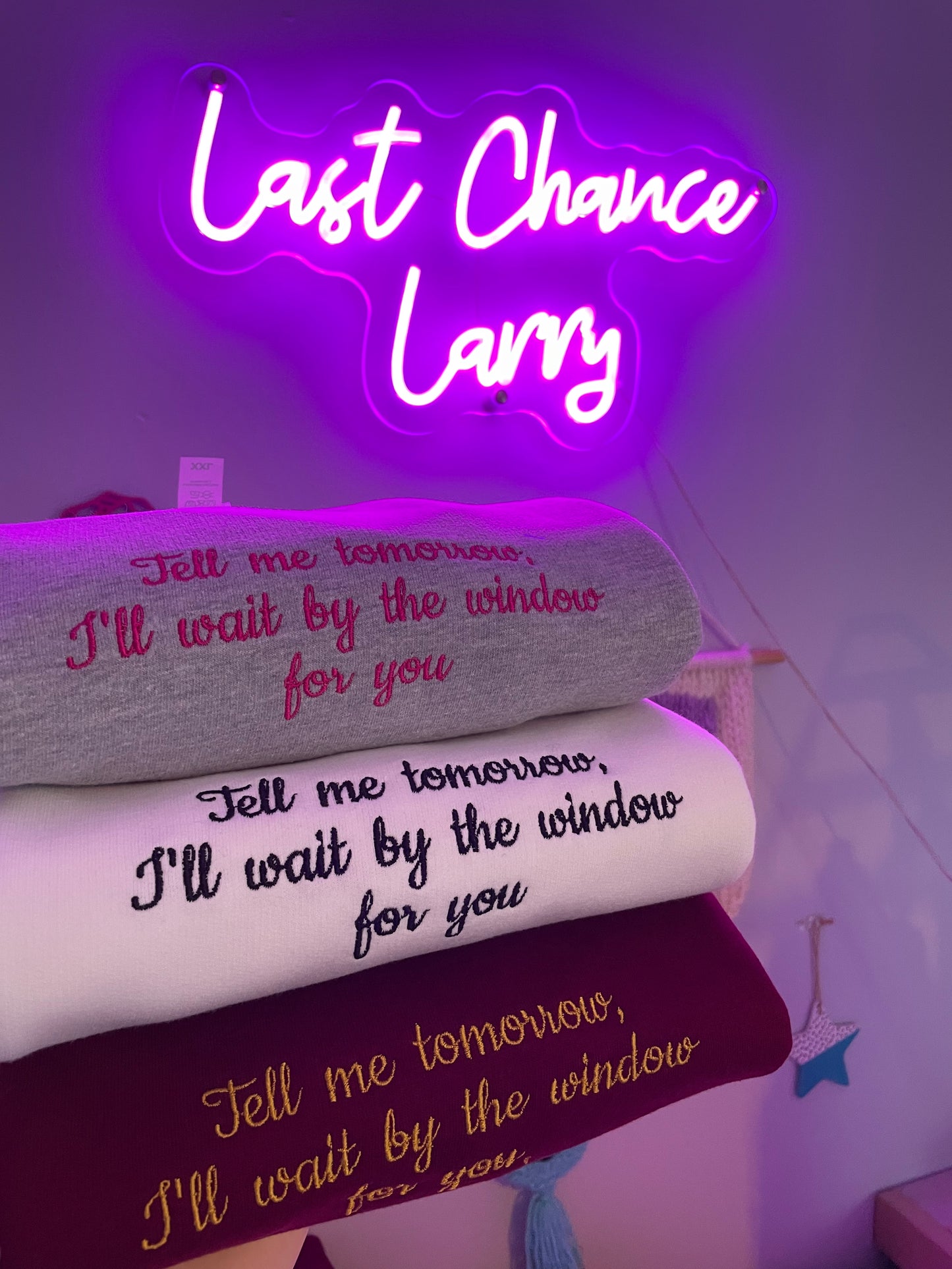 TELL ME TOMORROW, GAVIN & STACEY SWEATSHIRT