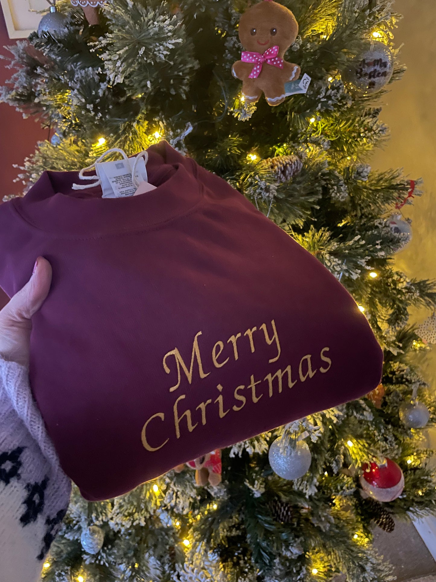 Merry Christmas sweater -MEDIUM