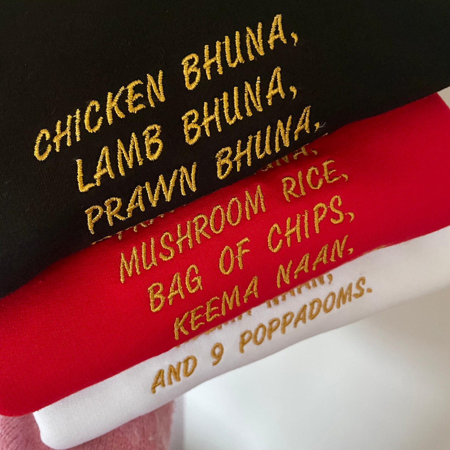 SMITHYS CURRY ORDER, GAVIN & STACEY SWEATSHIRT