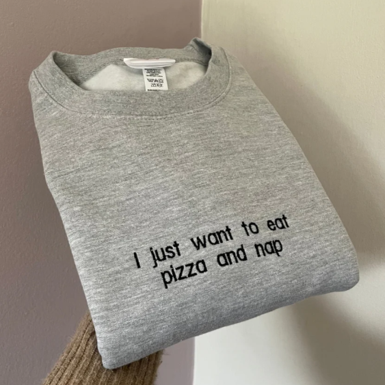 Customised slogan sweatshirt. *Add your choice of text*