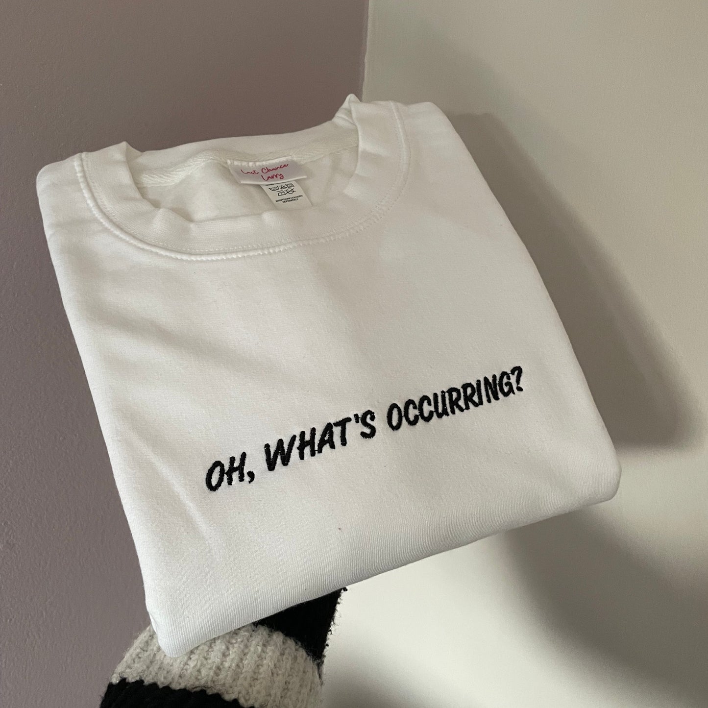 OH, WHATS OCCURRING- GAVIN & STACEY SWEATSHIRT