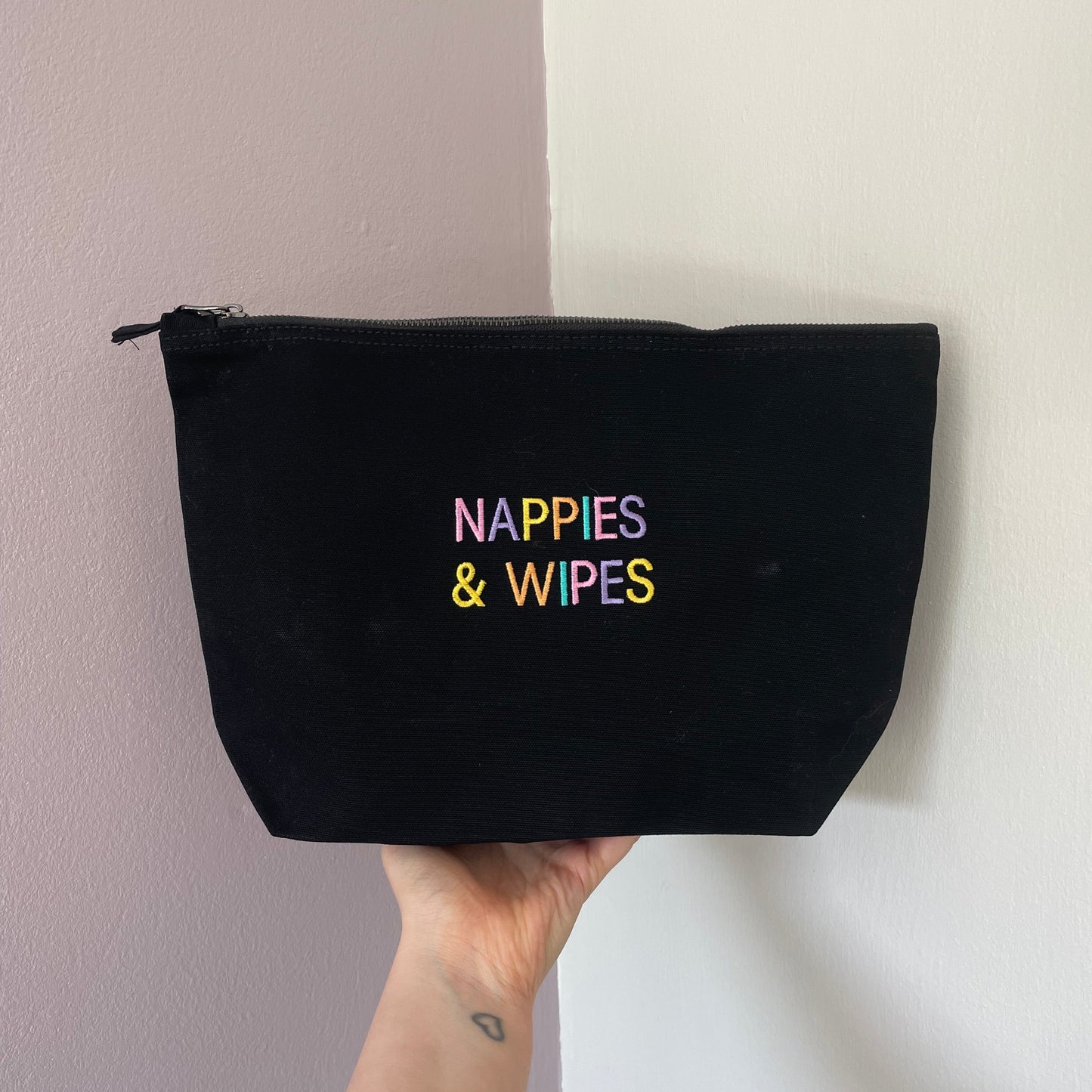NAPPIES & WIPES - zip bag