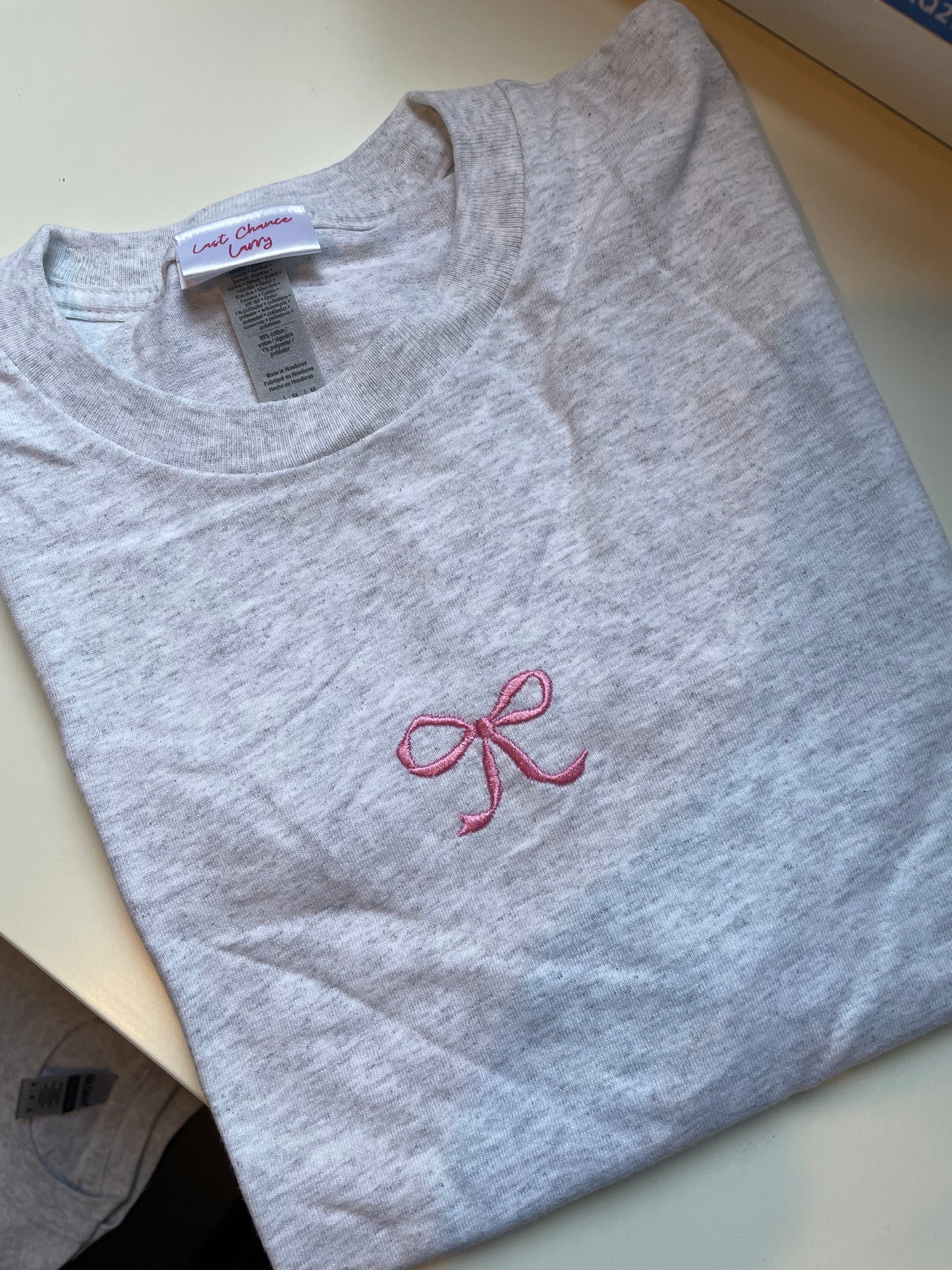 SALE T-shirt (Pink bow MEDIUM)