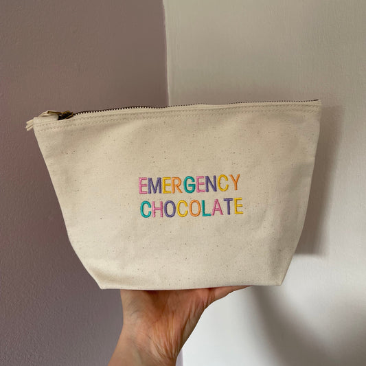 EMERGENCY CHOCOLATE - zip bag