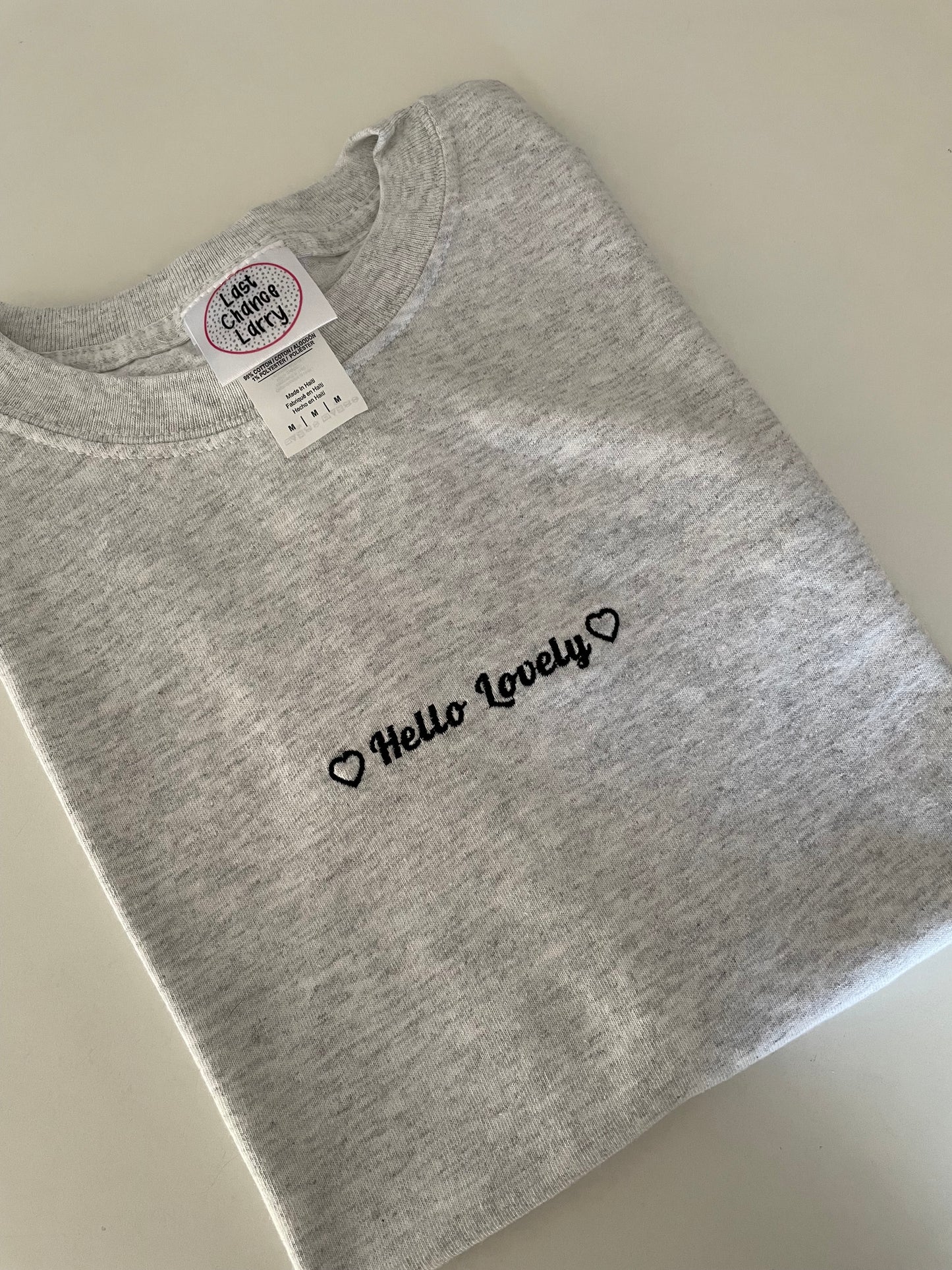 SALE T-shirt (Hello lovely MEDIUM)