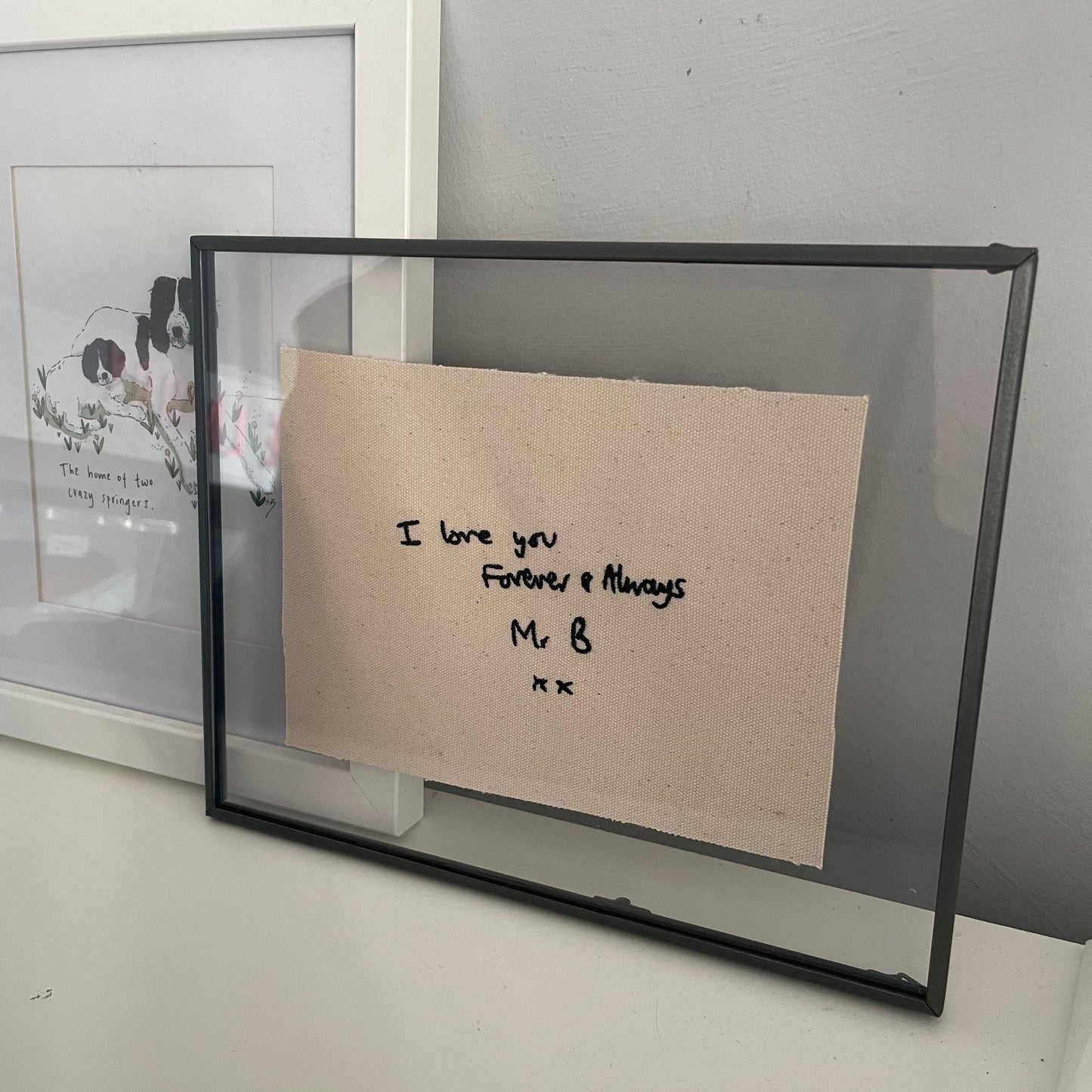 BEAUTIFUL HAND WRITTEN EMBROIDERED NOTES