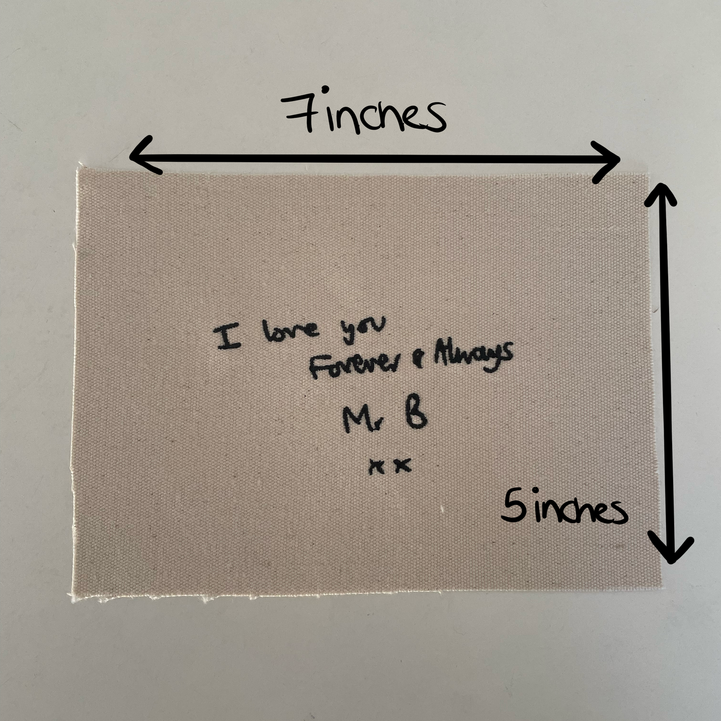 BEAUTIFUL HAND WRITTEN EMBROIDERED NOTES