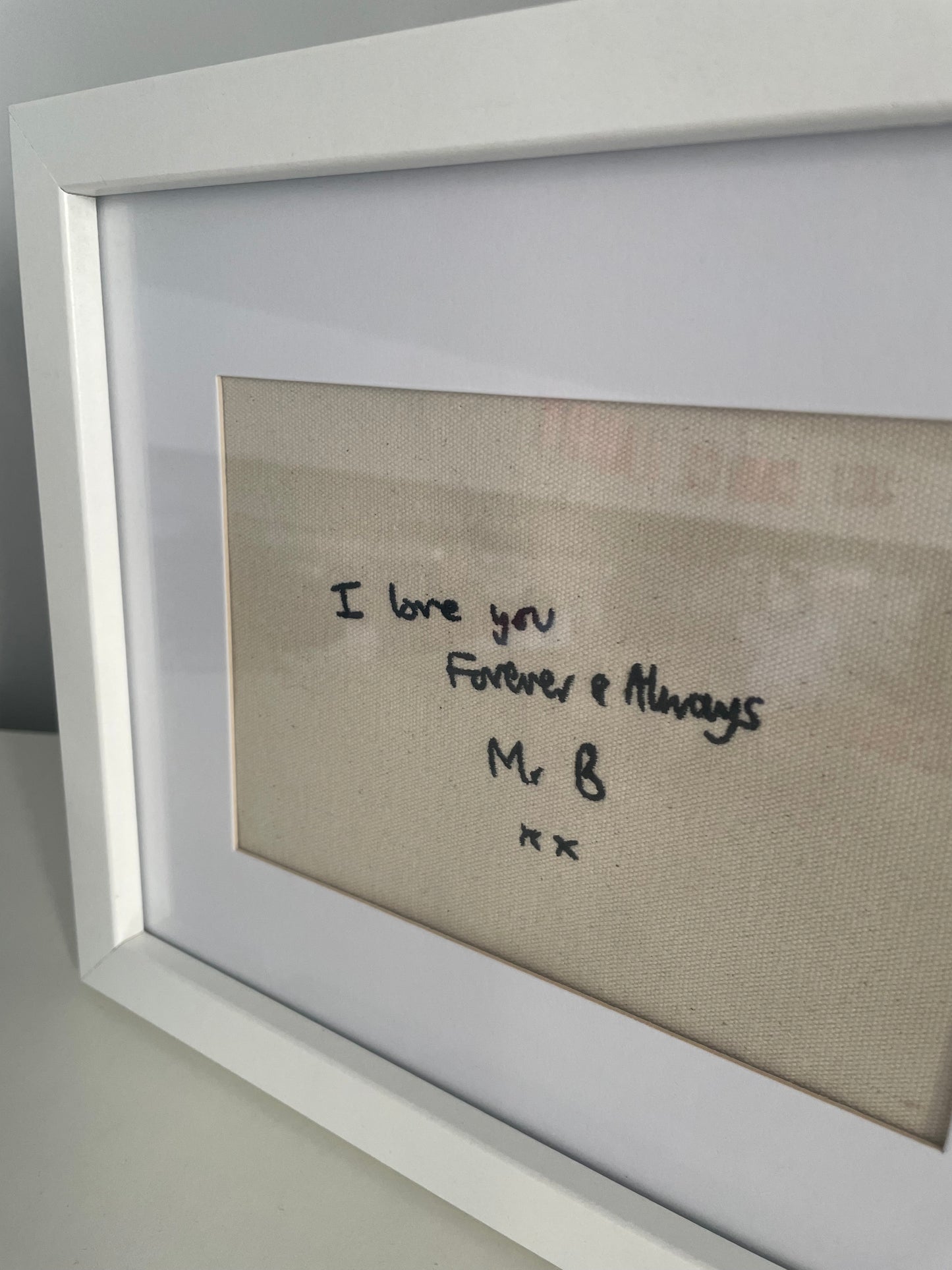 BEAUTIFUL HAND WRITTEN EMBROIDERED NOTES
