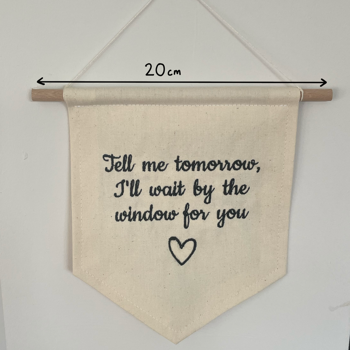 Tell me tomorrow - Wall hanging