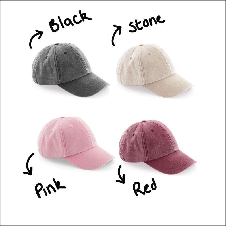 Personalised caps on sale