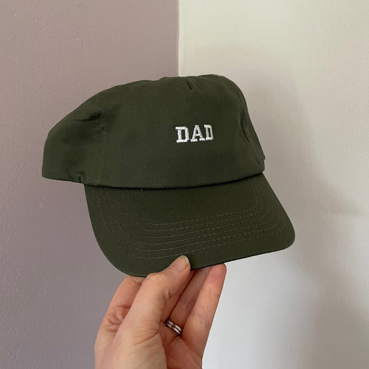 'DAD' Forest green cap