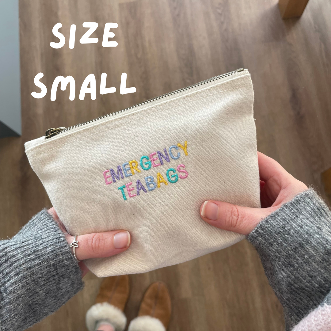 Personalised zip bag best sale