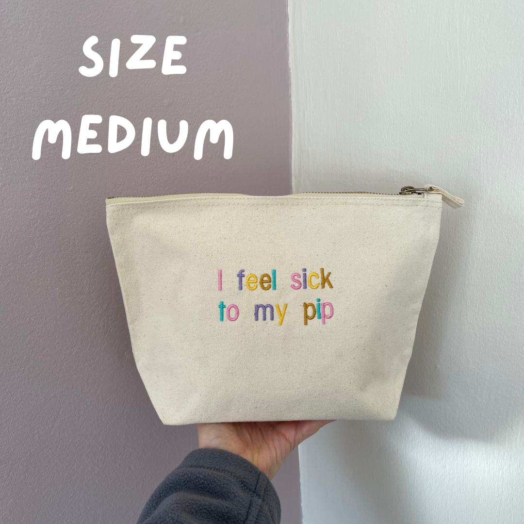 Personalised zip bag