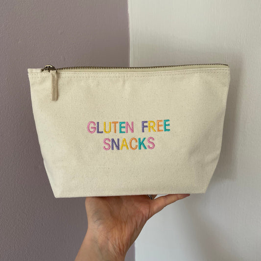 Gluten free snacks zip bag