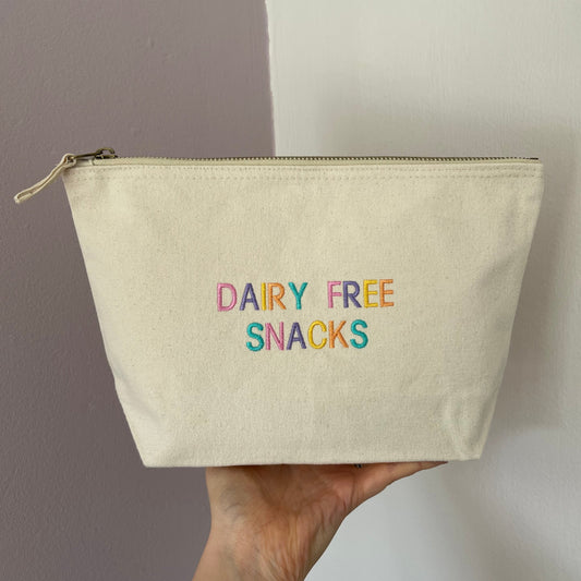 Dairy free snacks zip bag