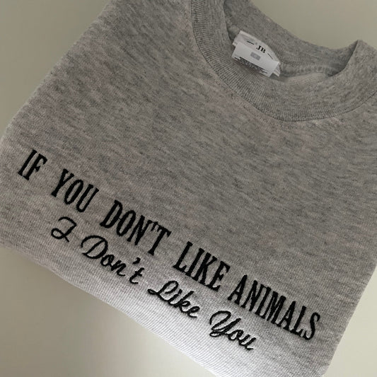 If you don't like animals SMALL