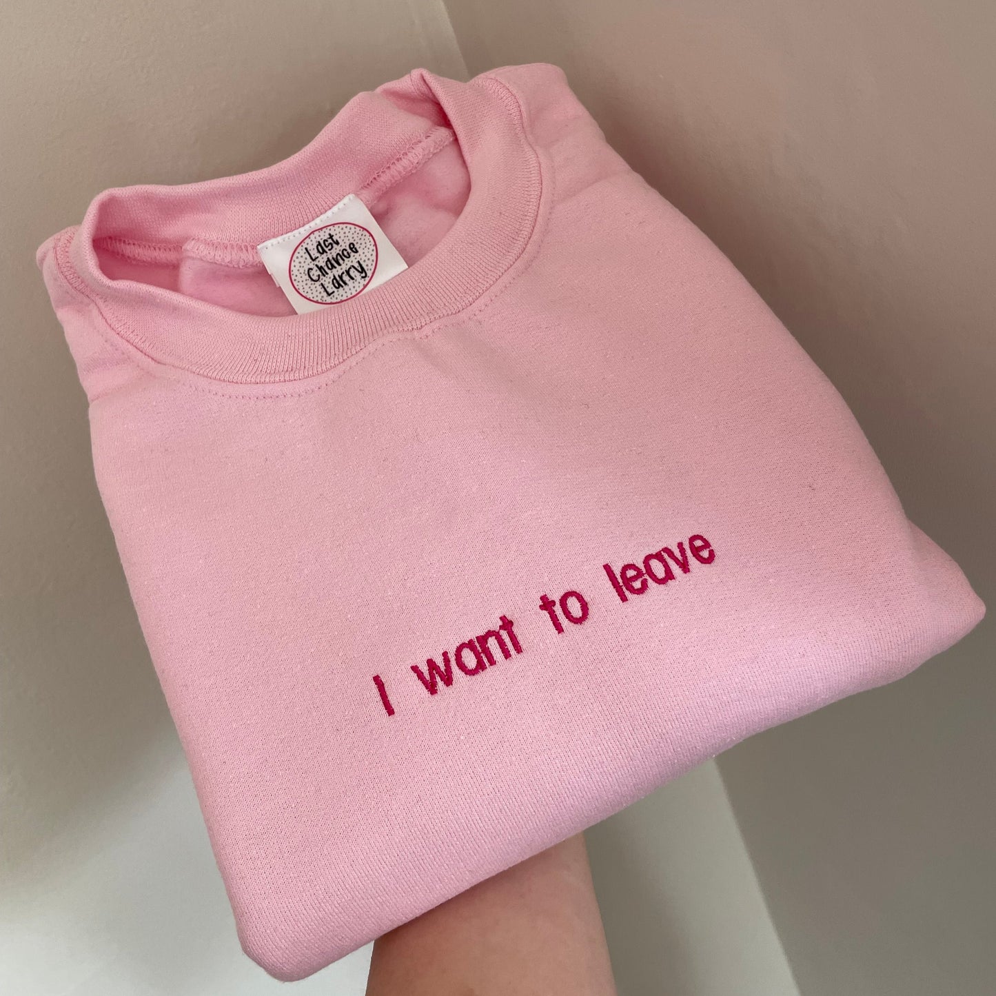 Customised slogan sweatshirt. *Add your choice of text*