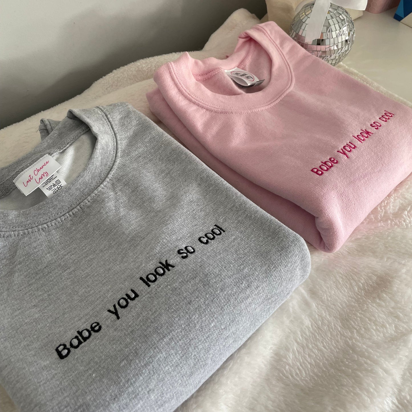 Customised slogan sweatshirt. *Add your choice of text*