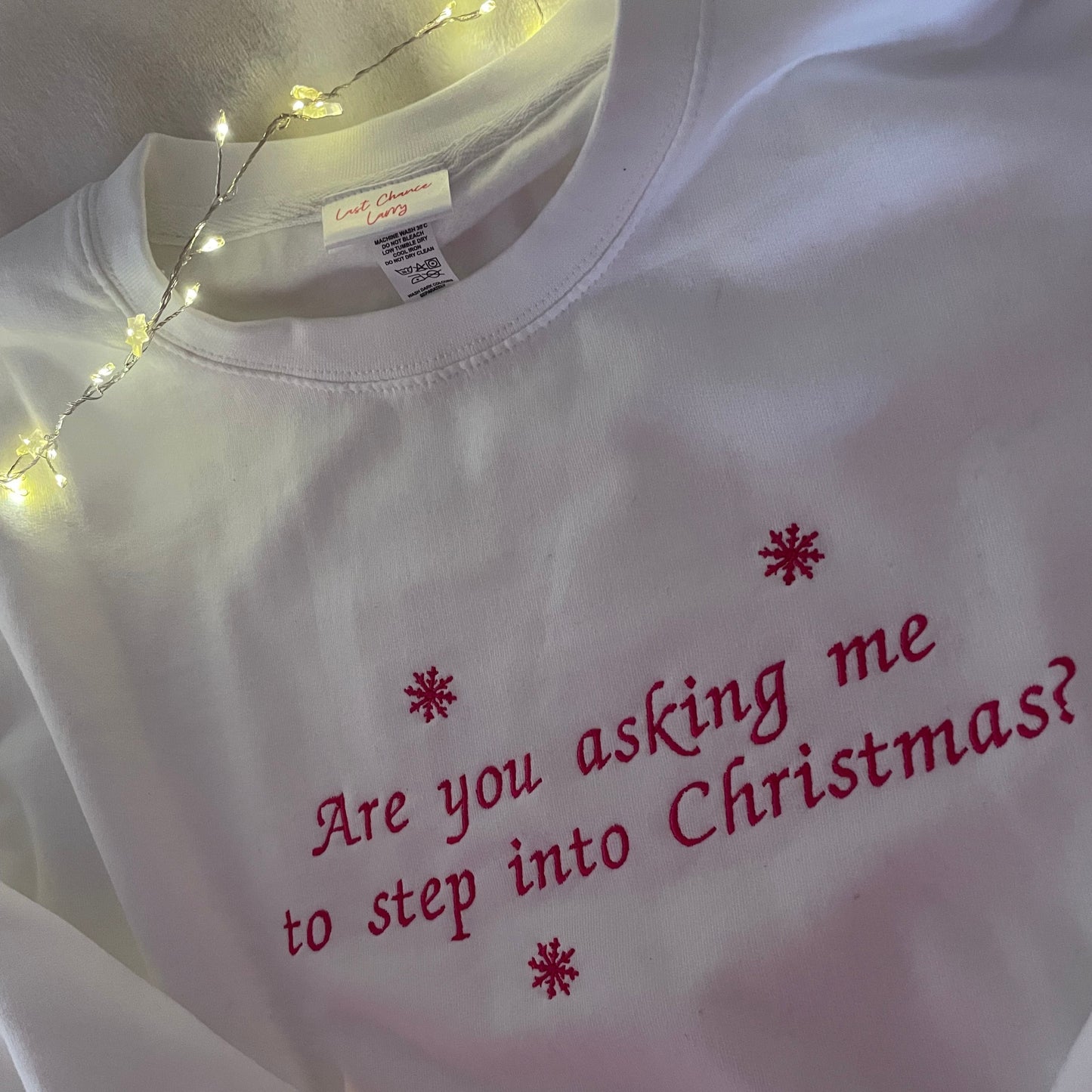 Step Into Christmas sweatshirt *Personalised option available*