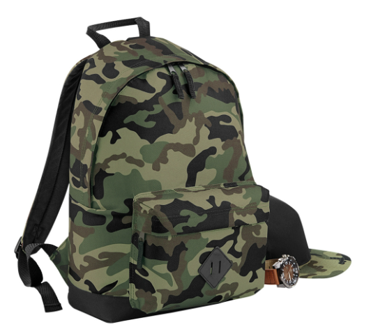 Camo backpack - no embroidery