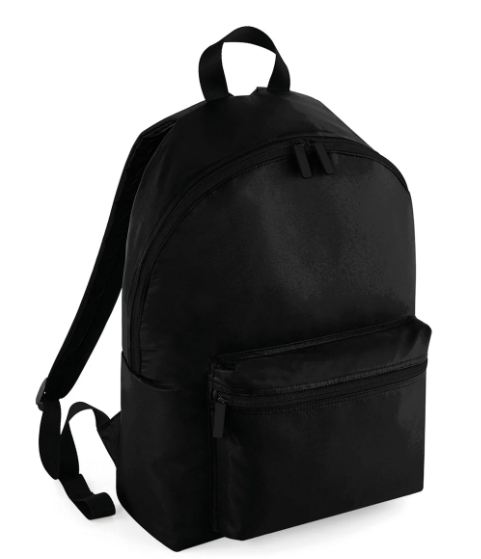 Black backpack - no embroidery