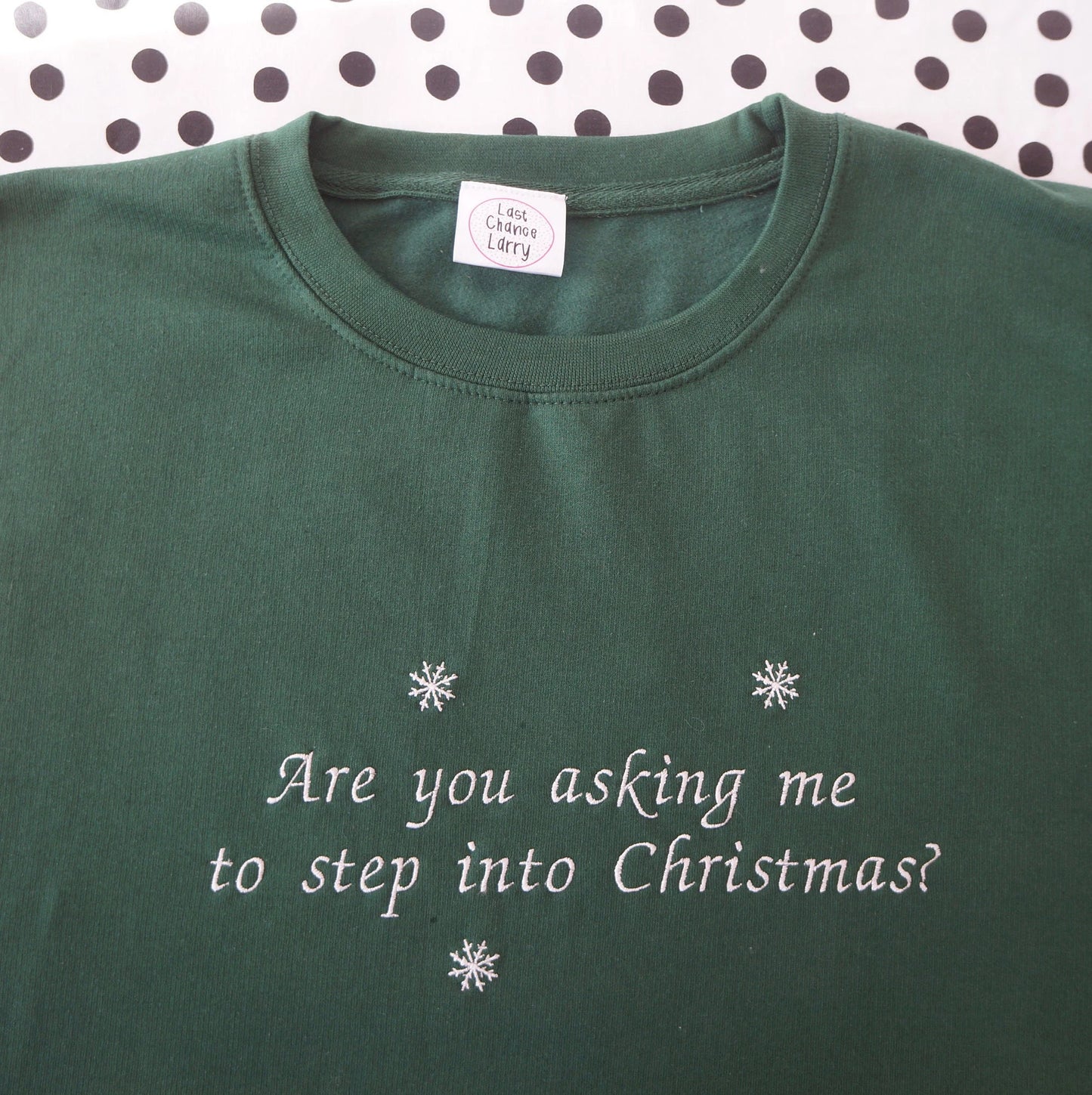 Step Into Christmas sweatshirt *Personalised option available*